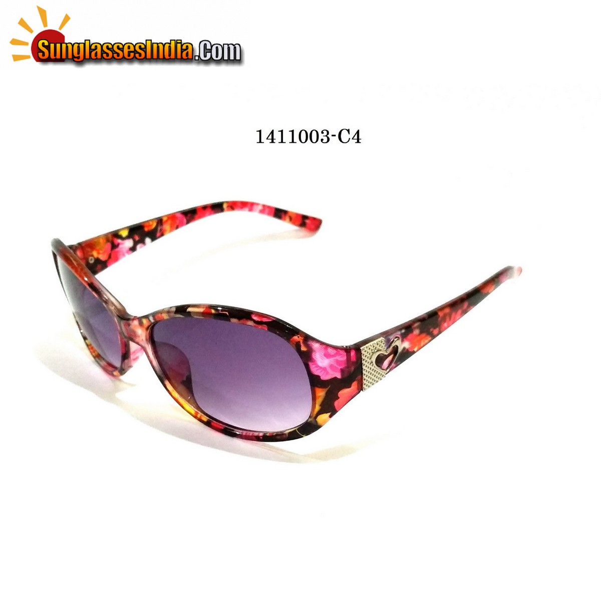 Floral Print Ladies Women Sunglasses Model 1141003C4