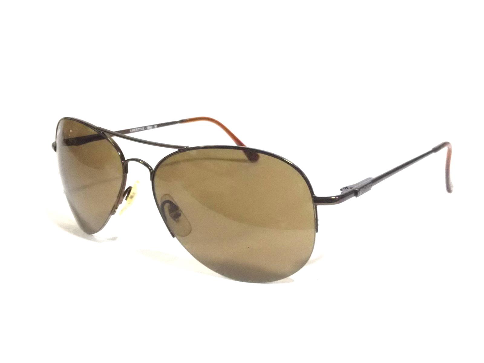 Brown Aviator Sunglasses for men with polycarbonate lens