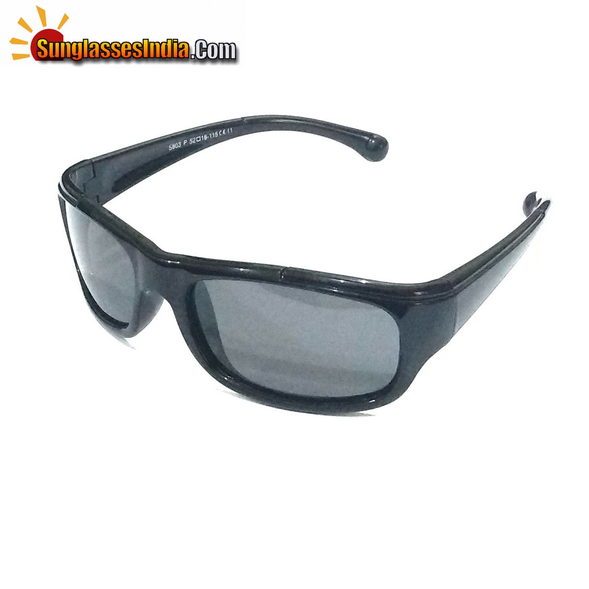 Unbreakable Kids Polarized Sunglasses Light Weight TR Material S803Black