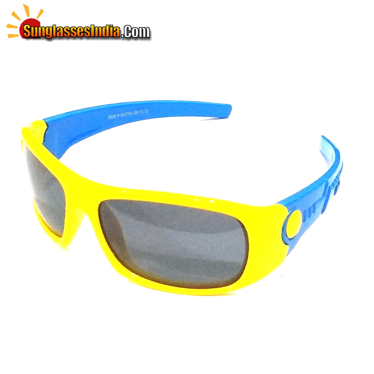 Unbreakable Kids Polarized Sunglasses Light Weight TR Material S808YellowBlue