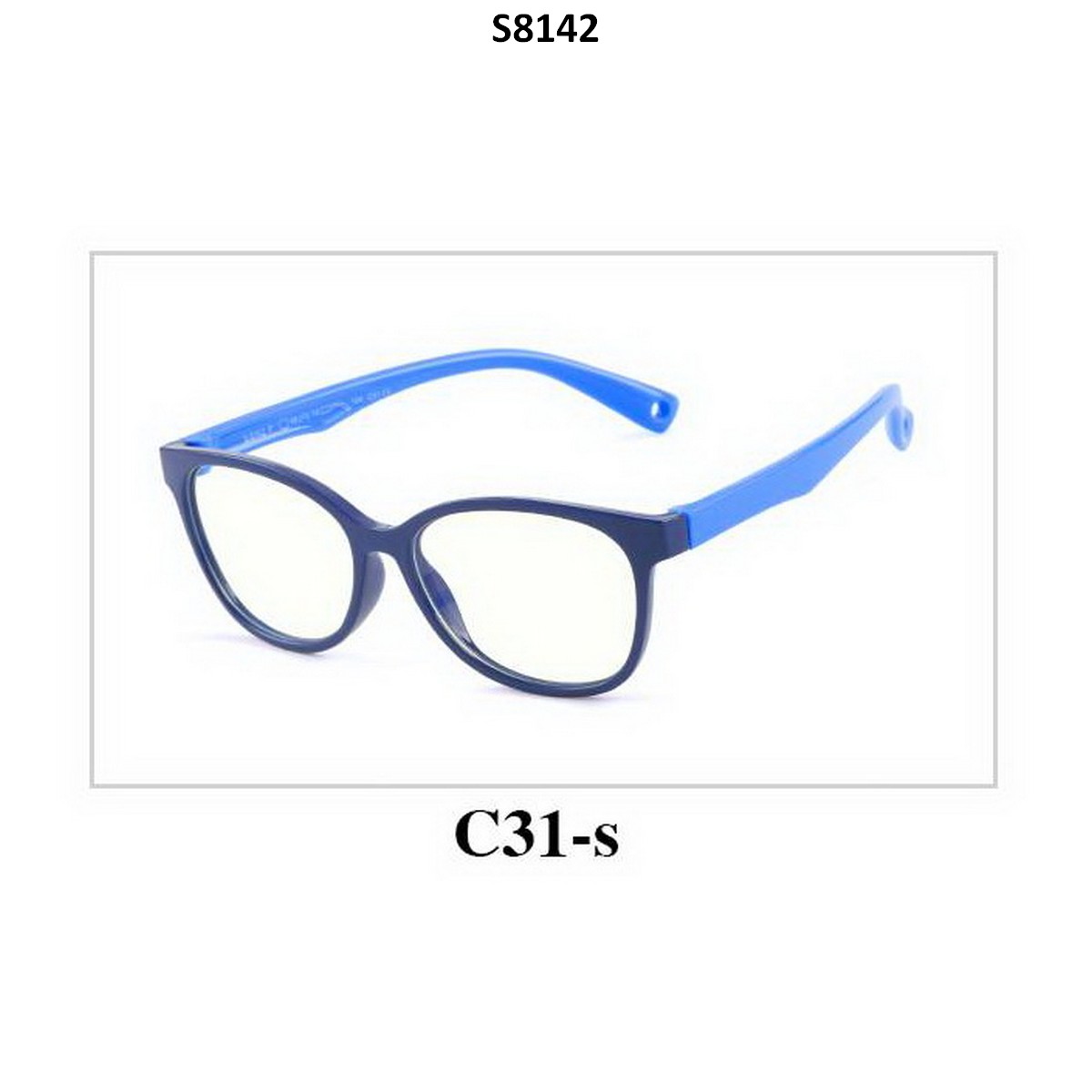 Kids Blue Light Blocker Computer Glasses Anti Blue Ray Eyeglasses S8142C31