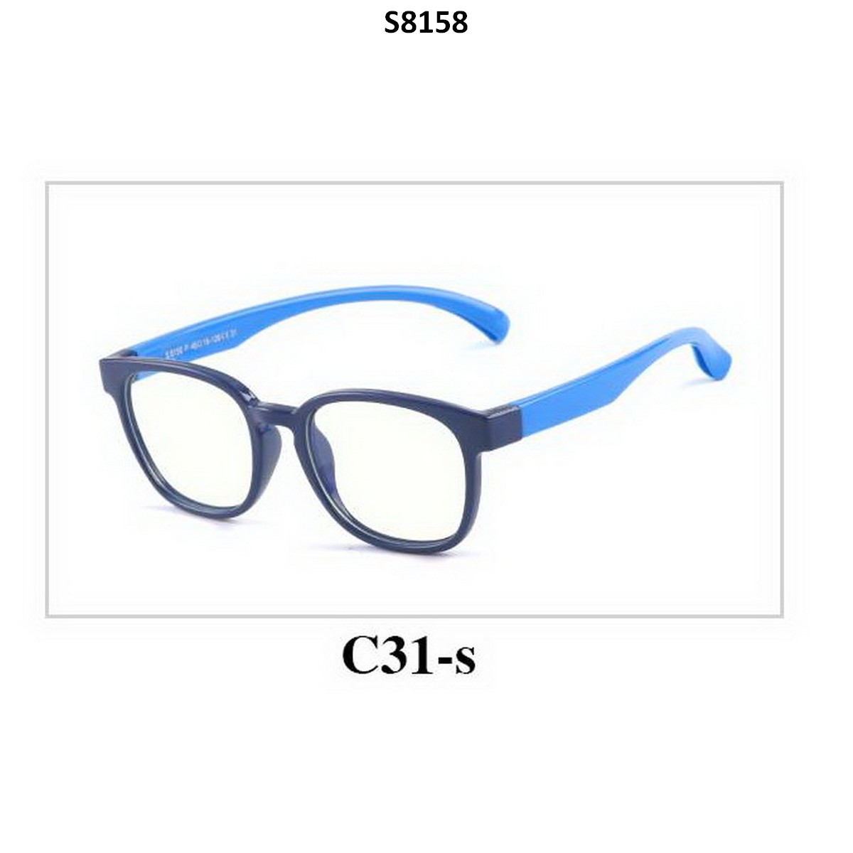 Kids Blue Light Blocker Computer Glasses Anti Blue Ray Eyeglasses S8158C31