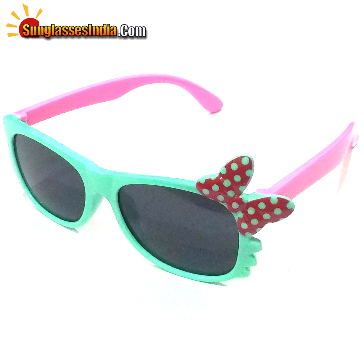 Unbreakable Kids Polarized Sunglasses Light Weight TR Material S8170GreenPink