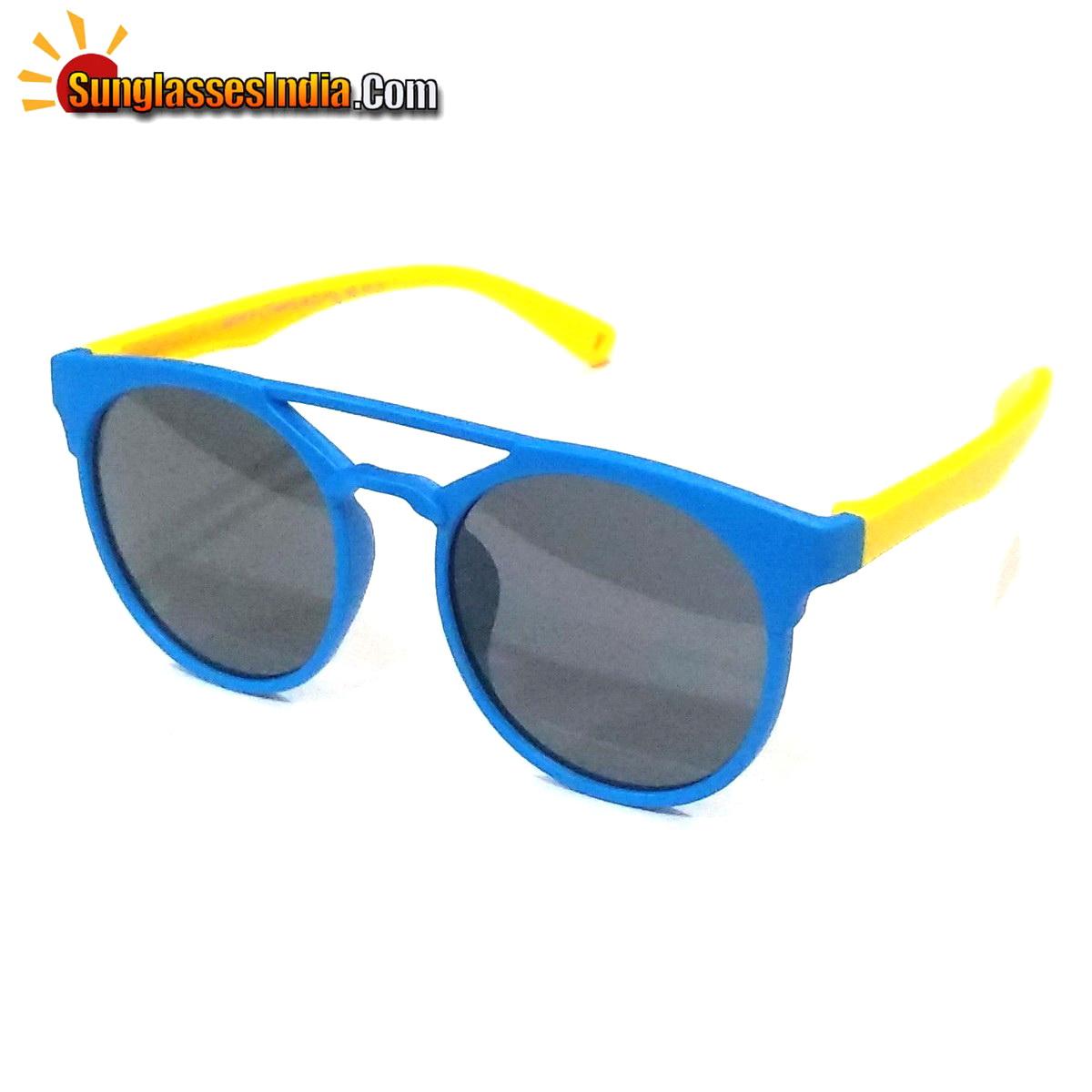 Unbreakable Kids Polarized Sunglasses Light Weight TR Material S8178BlueYellow