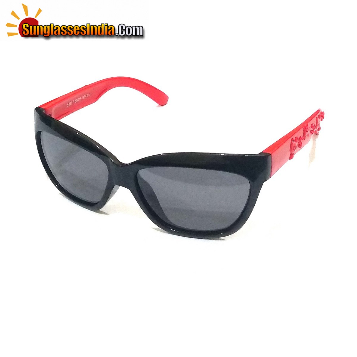 Unbreakable Kids Polarized Sunglasses Light Weight TR Material S837BlackRed