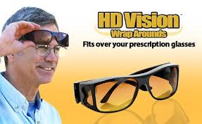 HD Vision Wraparound Sunglasses Day And Night Driving