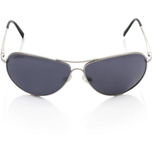 Silver Blue Aviator Unisex Sunglasses